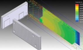 Aluminum Plate Fin Heatsink for PCIE Card